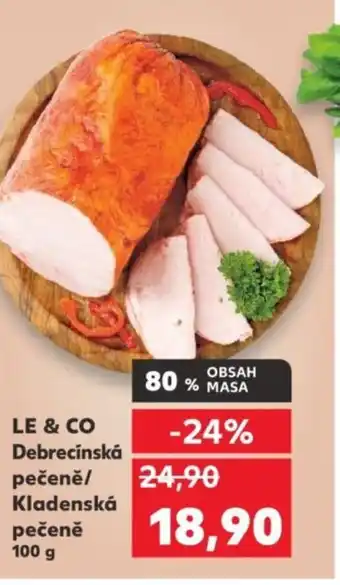 Kaufland LE & CO Debrecínská pečeně/ Kladenská pečeně nabídka