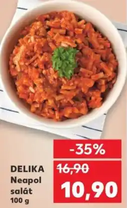Kaufland DELIKA Neapol salát nabídka