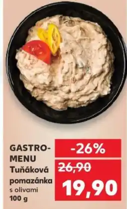 Kaufland GASTRO- MENU Tuňáková pomazánka nabídka