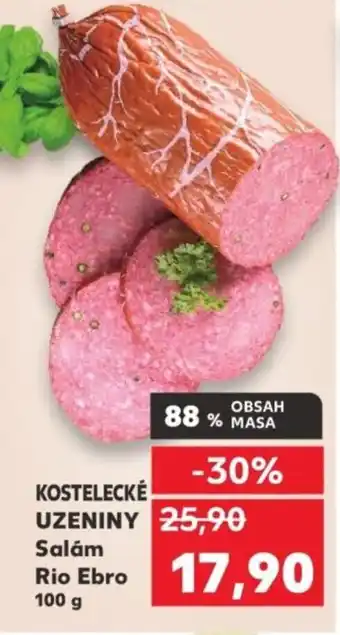 Kaufland KOSTELECKÉ UZENINY Salám Rio Ebro nabídka