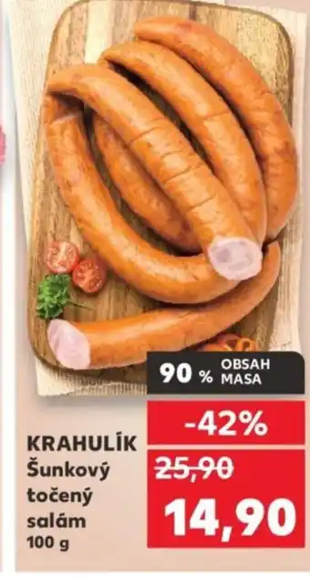 Kaufland KRAHULIK Šunkový točený salám nabídka