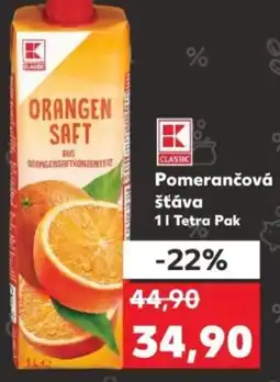 Kaufland Pomerančová stava nabídka