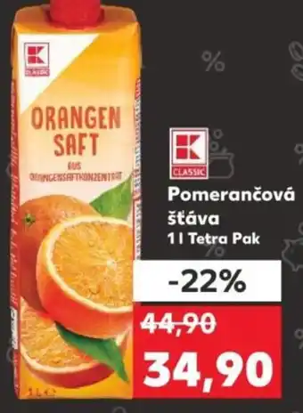 Kaufland Pomerančová stava nabídka
