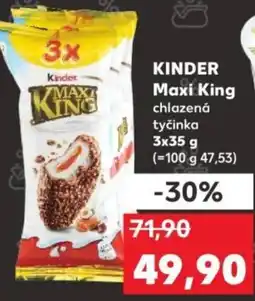 Kaufland KINDER Maxi King nabídka