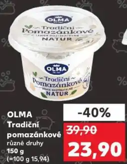 Kaufland OLMA Tradiční pomazánkové nabídka