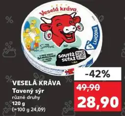 Kaufland VESELÁ KRÁVA Tavený sýr nabídka