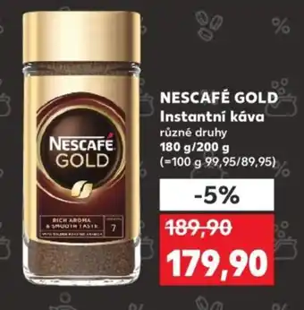 Kaufland NESCAFÉ GOLD Instantní káva nabídka