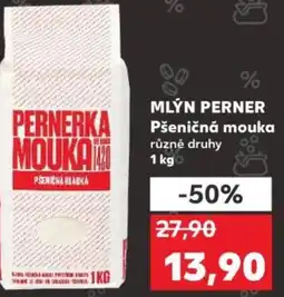 Kaufland MLÝN PERNER Pšeničná mouka nabídka