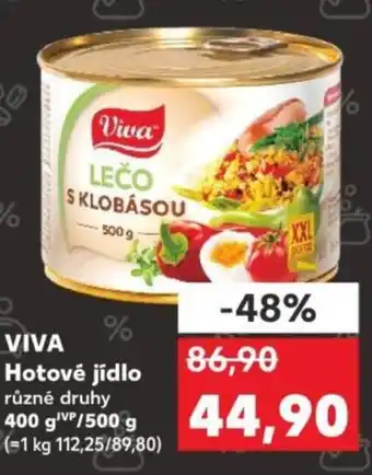 Kaufland VIVA Hotové jídlo nabídka
