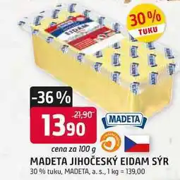 Trefa MADETA JIHOČESKÝ EIDAM SÝR 30% tuku nabídka