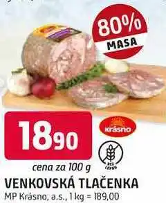 Trefa VENKOVSKÁ TLAČENKA nabídka