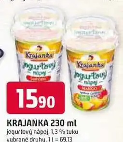 Trefa KRAJANKA 230 ml jogurtový nápoj, 1,3 % tuku nabídka
