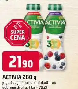 Trefa ACTIVIA 280 g jogurtový nápoj s bifidokulturou vybrané druhy nabídka