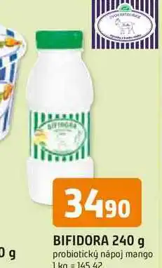 Trefa BIFIDORA 240 g probiotický nápoj mango nabídka