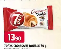 Trefa 7 Days Double Croissant, vybrané druhy nabídka