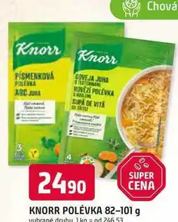 Trefa KNORR POLÉVKA nabídka
