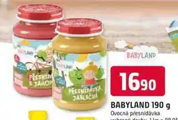 Trefa BABYLAND 190 g Ovocná přesnídávka nabídka