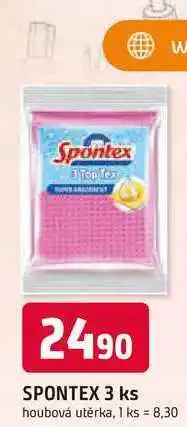 Trefa SPONTEX 3 ks houbová utěrka nabídka