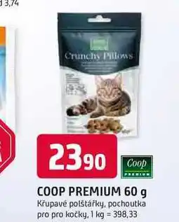 Trefa COOP PREMIUM 60 g Křupavé polštářky, pochoutka pro pro kočky nabídka