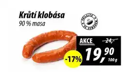 ZEMAN Krůtí klobása 90% masa nabídka