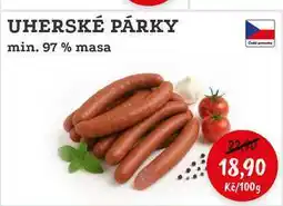 RABBIT řeznictví UHERSKÉ PÁRKY min. 97% masa nabídka