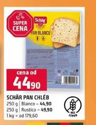Terno SCHÄR PAN CHLÉB 250 g Blanco 250 g Rustico nabídka