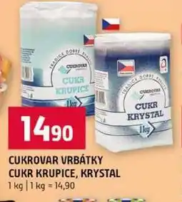 Terno CUKROVAR VRBÁTKY CUKR KRUPICE, KRYSTAL nabídka