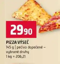 Terno PIZZA VÝSEČ 145 g pečivo dopečené vybrané druhy nabídka