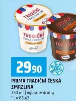 Terno PRIMA TRADIČNÍ ČESKÁ ZMRZLINA 350 ml vybrané druhy nabídka