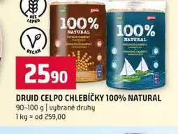 Terno DRUID CELPO CHLEBÍČKY 100% NATURAL 90-100 g vybrané druhy nabídka