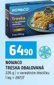 Terno NOWACO TRESKA OBALOVANÁ 226 g v cereálním těstíčku nabídka