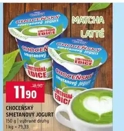 Terno CHOCENSKY SMETANOVÝ JOGURT 150 g vybrané druhy nabídka