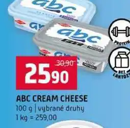 Terno ABC CREAM CHEESE 100 g vybrané druhy nabídka