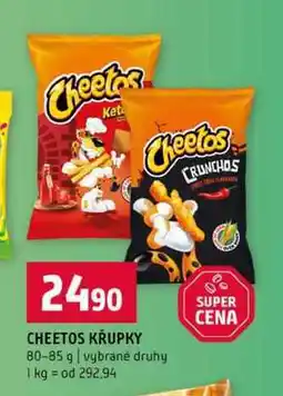 Terno CHEETOS KRUPKY 80-85 g vybrané druhy nabídka
