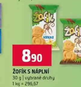 Terno ŽOFÍK S NÁPLNÍ 30 g vybrané druhy nabídka