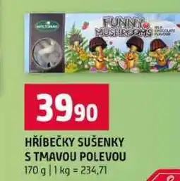 Terno HŘÍBEČKY SUŠENKY S TMAVOU POLEVOU nabídka