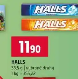 Terno HALLS 33,5 g vybrané druhy nabídka
