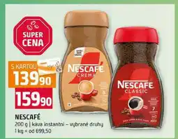 Terno NESCAFÉ 200 g káva instantní vybrané druhy nabídka