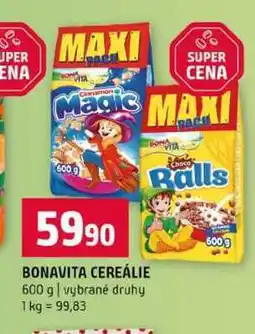 Terno BONAVITA CEREÁLIE 600 g vybrané druhy nabídka