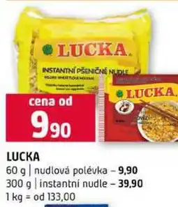 Terno LUCKA 60 g nudlová polévka 300 g instantní nudle nabídka