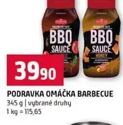 Terno PODRAVKA OMÁČKA BARBECUE 345 g vybrané druhy nabídka