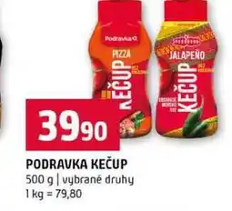 Terno PODRAVKA KEČUP 500 g vybrané druhy nabídka