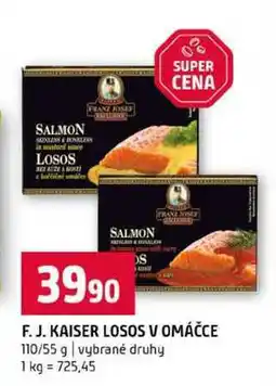 Terno F. J. KAISER LOSOS V OMÁČCE 110/55 g vybrané druhy nabídka