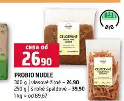 Terno PROBIO NUDLE 300 g vlasové žitné 250 g široké špaldové nabídka