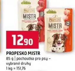 Terno PROPESKO MISTR 85 g pochoutka pro psy vybrané druhy nabídka