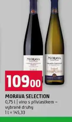 Terno MORAVA SELECTION 0,75l víno s přívlastkem vybrané druhy nabídka