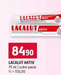 Terno LACALUT AKTIV 75 ml zubní pasta nabídka