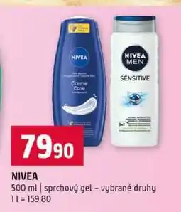 Terno NIVEA 500 ml sprchový gel vybrané druhy nabídka