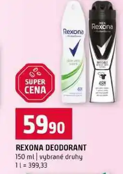 Terno REXONA DEODORANT 150 ml vybrané druhy nabídka
