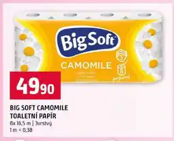 Terno BIG SOFT CAMOMILE TOALETNÍ PAPÍR 8x 16,5 m 3vrstvý nabídka